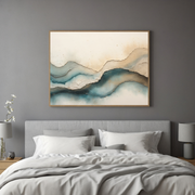 Modern Abstract Ocean Wave Wall Art