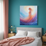 Empowering Feminine Energy Wall Art | Ethereal Abstract Canvas