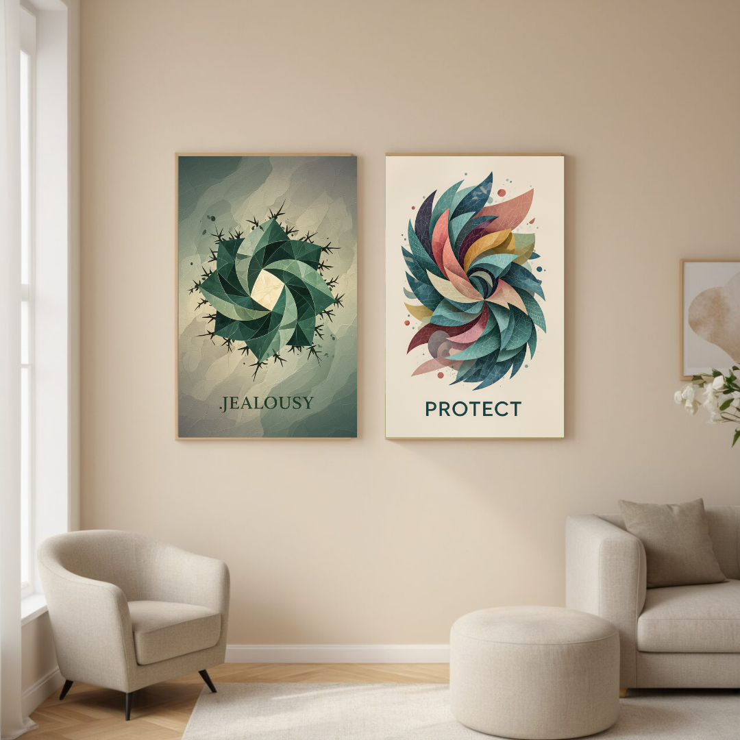 Mandala Canvas Art – Minimal Nordic Style