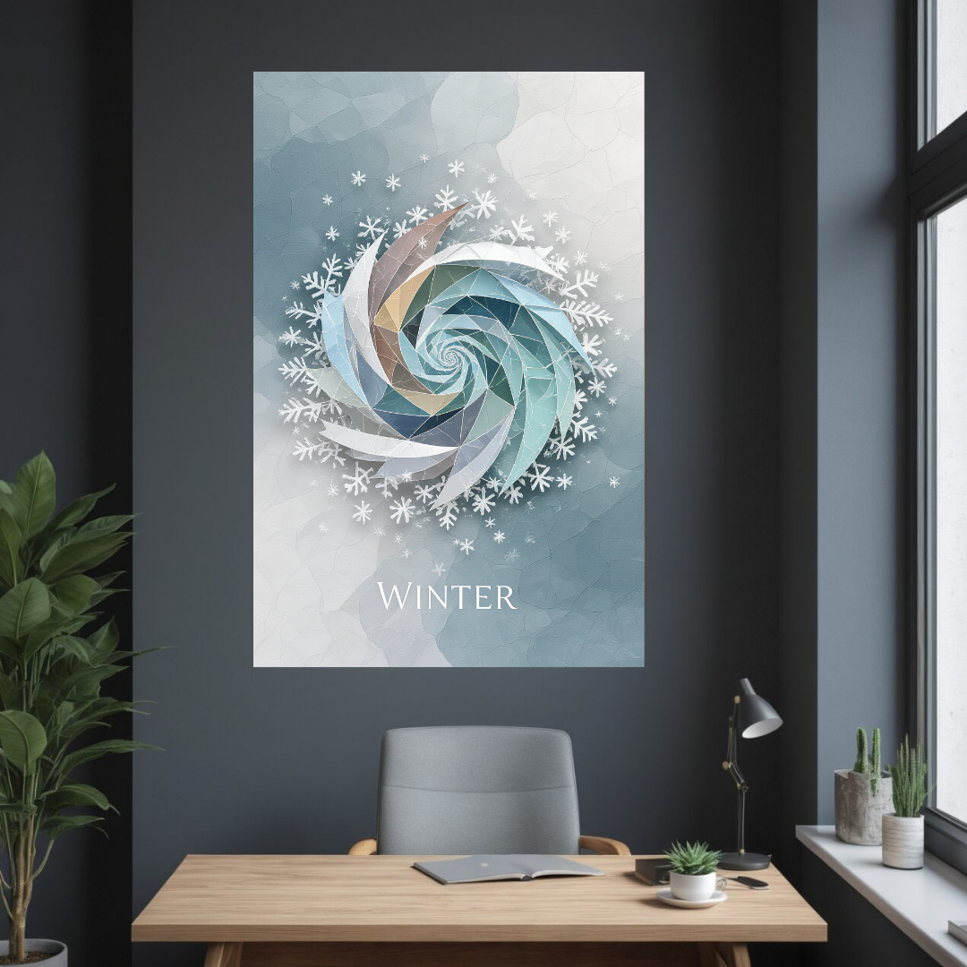 Mandala Canvas Art – Minimal Nordic Style